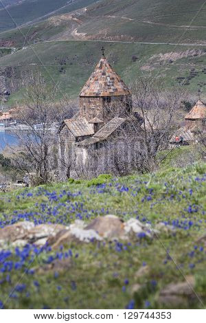 The 9Th Century Armenian Monastery Of Sevanavank At Lake Sevan.