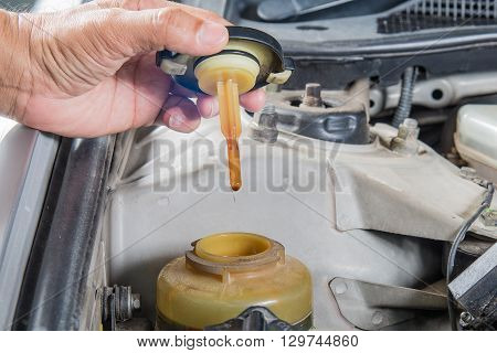 Check power steering oilCar maintenanceCheck car yourselfCheck power steering oil self.