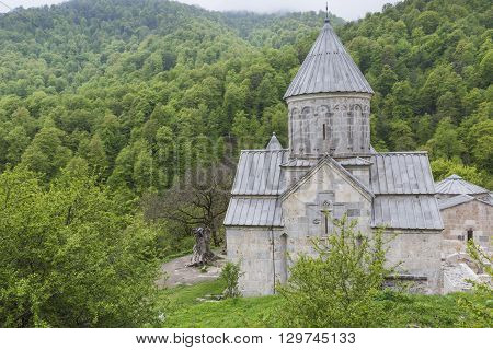 The 13Th Century Haghartsin Monastery In Armenia.the Ancient Monastery Is Located Near The Town Of D
