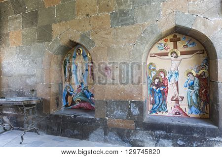 Echmiadzin, Armenia - May 02, 2016: Etchmiadzin Monastery