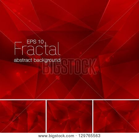 A set of fractal abstract background. Each background separately on different layers. Available in 4 variants and created in RGB mode