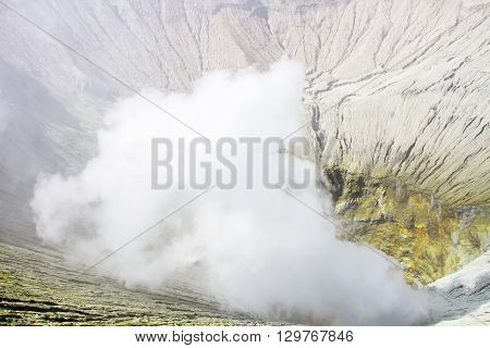 Creater of Bromo vocalno East Java Indonesia