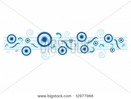 Disegno astratto orizzontale