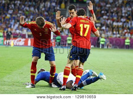 Uefa Euro 2012 Final Game Spain Vs Italy