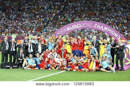 Uefa Euro 2012 Final Game Spain Vs Italy