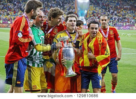 Uefa Euro 2012 Final Game Spain Vs Italy