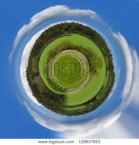 Beautiful Summer Rural Landscape