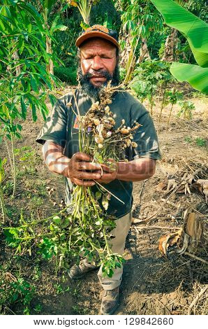 Man With Plant