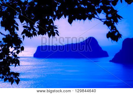 Sunrise at Ao Prachuab Prachuap Khiri Khan South of Thailand