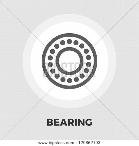 Bearing icon vector. Flat icon isolated on the white background. Editable EPS file. Vector illustration.