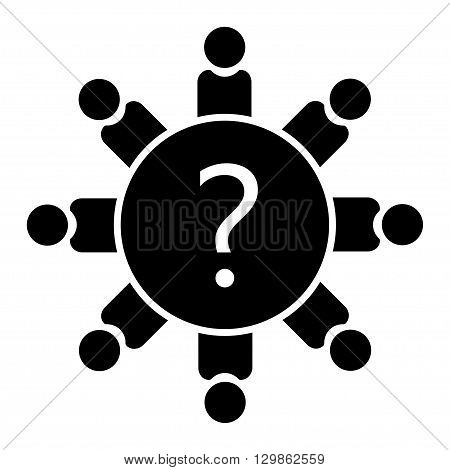 con Conference. People sit at the round table.