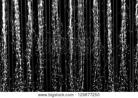 Abstract Of Hanging Fairy Lights