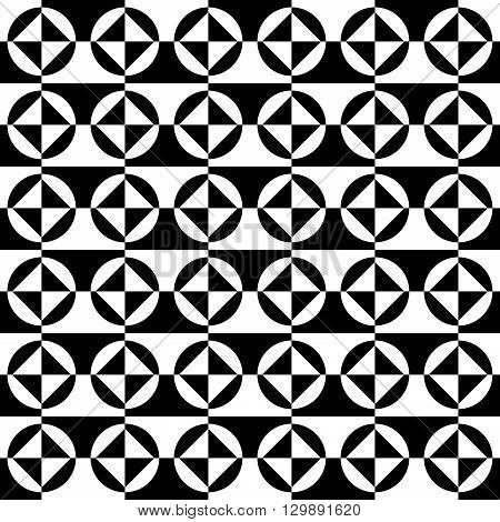 Marble-like, Checkered, Pepita Pattern. Seamlessly Repeatable Tile(s)