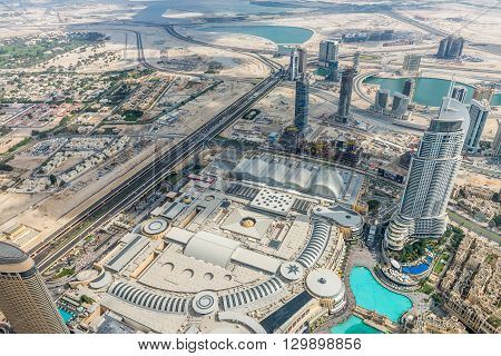 Aerial View Of Dubai (united Arab Emirates)
