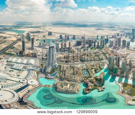 Aerial View Of Dubai (united Arab Emirates)