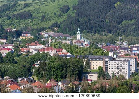 Overlook Of The City Of Ruzomberok In Slovakia