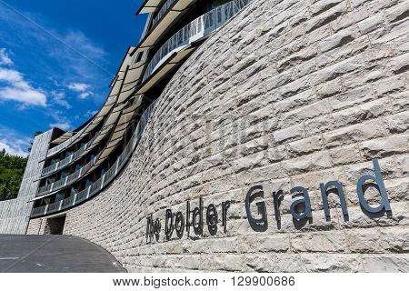 View To The Luxury Grand Hotel Dolder