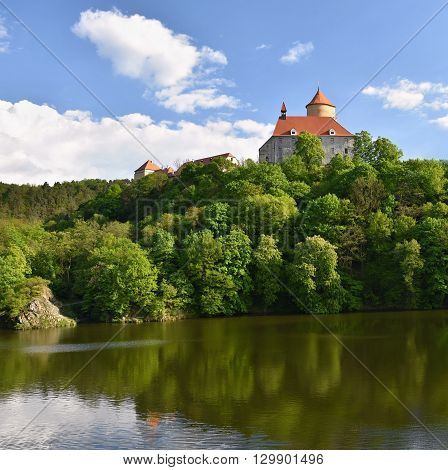 Beautiful Gothic Castle Veveri. The City Of Brno At The Brno Dam. South Moravia - Czech Republic - C