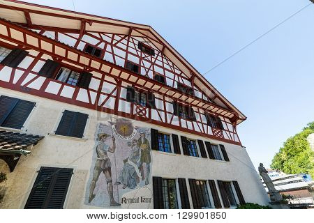 Exterior Views Of The Old Town Part Of Baden