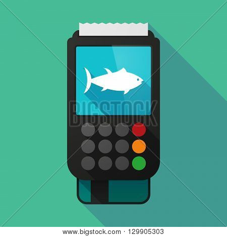 Long Shadow Dataphone With  A Tuna Fish