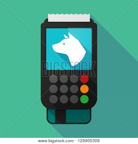 Long Shadow Dataphone With  A Dog Head