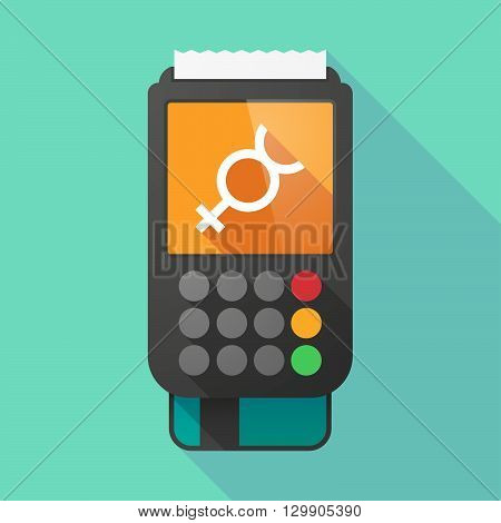 Long Shadow Dataphone With  The Mercury Planet Symbol