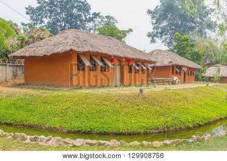 MAE HONG SORN, THAILAND - - April 16 : Santichon village Chinese style village among the nature on April 10, 2016 in Mae Hong Sorn province. It is the community of Chinese people migrated from China.