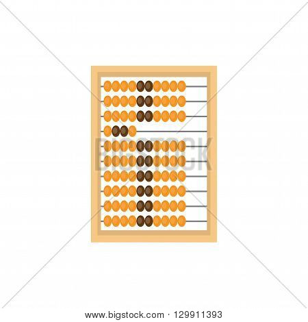 Abacus. Tool for counting. Abacus isolated on a white background.