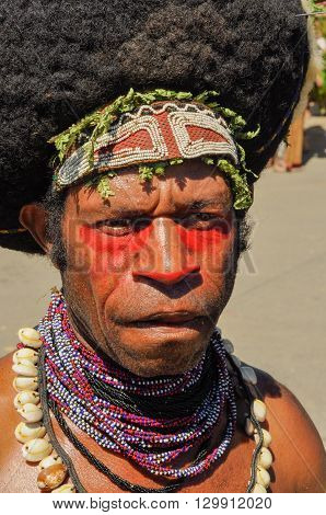 Man With Red Colour