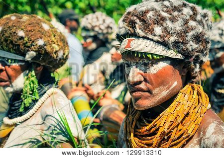 Woman In Costume In Wabag