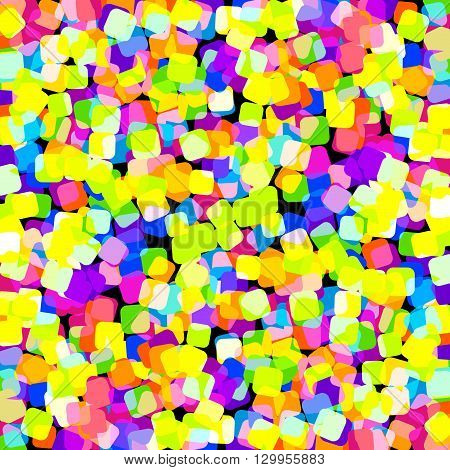 Festive background for the birthday celebration. Multi-colored sweets, bokeh. Romantic background