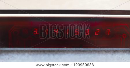 Pi Constant On Lcd