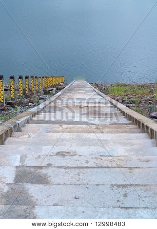 Trappen til søen