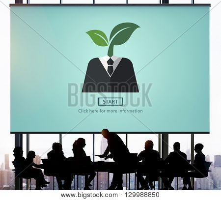 Environment Ecology Symbol Start Plant Concept