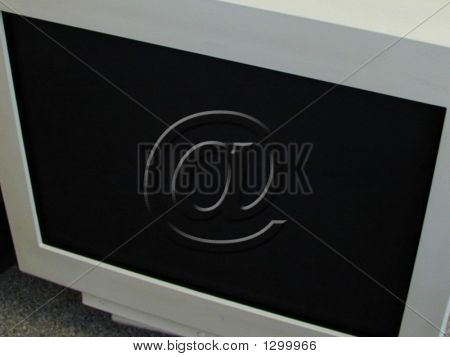 Monitor de computador com área gravável