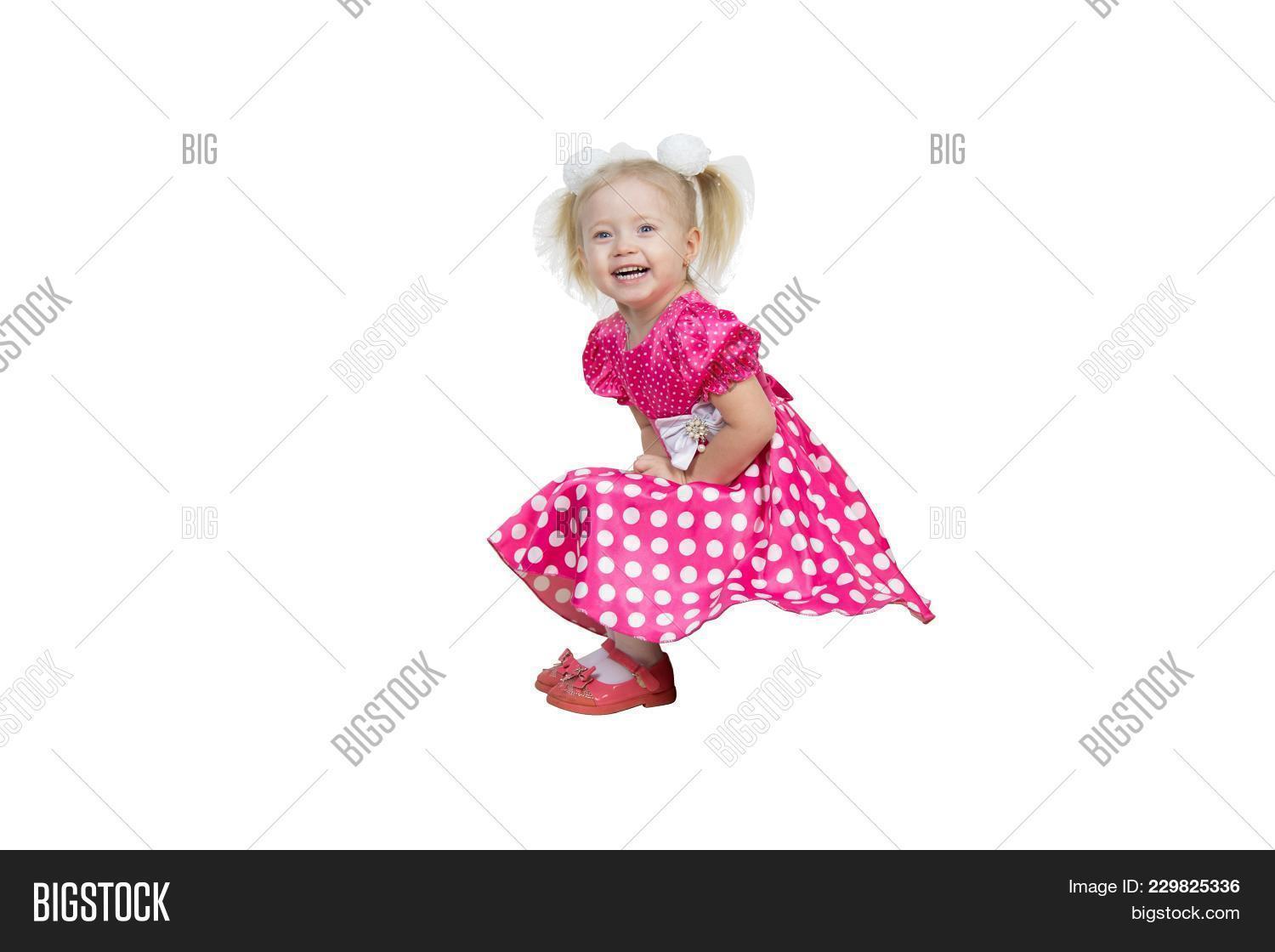 Girl 3 Years Old Red Image Photo Free Trial Bigstock