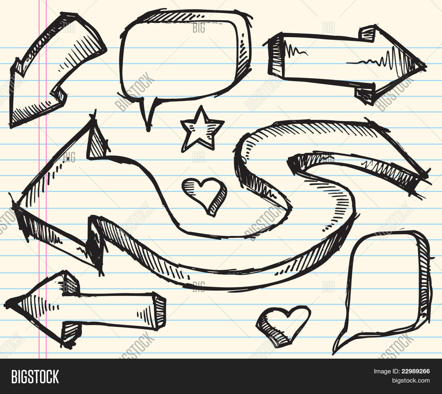 Notebook Doodle Vector & Photo (Free Trial) | Bigstock