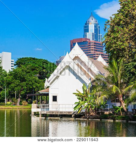 Lumphini Park Is A 57.6-hectare Park In Central Bangkok, Thailand