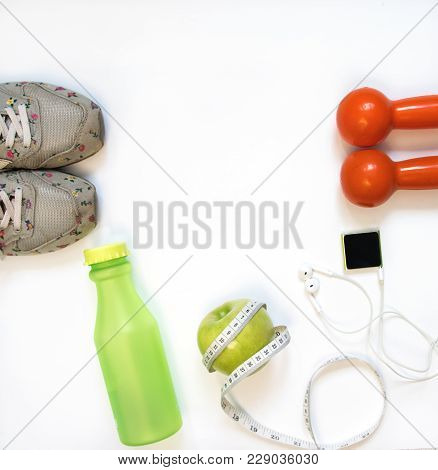 Sports Accessories For Woman Top View