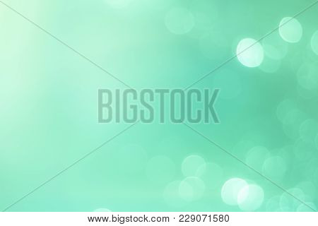 Abstract Blurred Bokeh Naturegreen Background, Copy Space