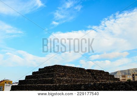 Ancient Guanche Guimar Pyramids In Tenerife Island
