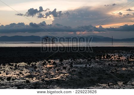 Beautiful Sunset Colours In Lakey Peak, Sumbawa