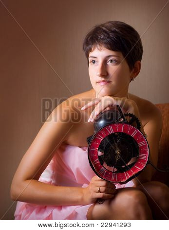 Žena a hodinky