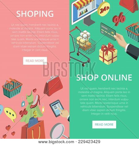 supermarket online shopping vector photo bigstock flyers mall