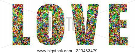 Sticks Of Sweet Colored Sugar On A White Background. Selective Focus.