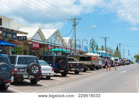 Street View At Rainbow Beach, Qld, Australia
