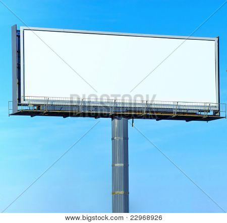 Straße Board Billboard Copyspace Riesen Poster