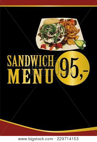 Menu Design. Sandwich Menu. Menucard Brochure. Menu Plaques.