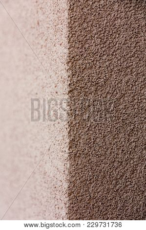 Bicolour Brown-pink Rough A Wall Vertical Texture