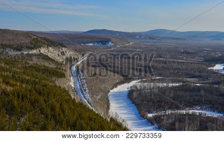 Winter Scenery Of Mohe County, China